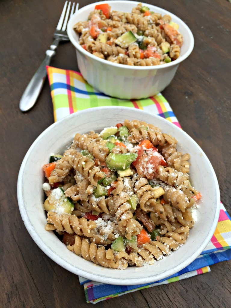 Italian Vegetable Pasta Salad - nutritious and healthy