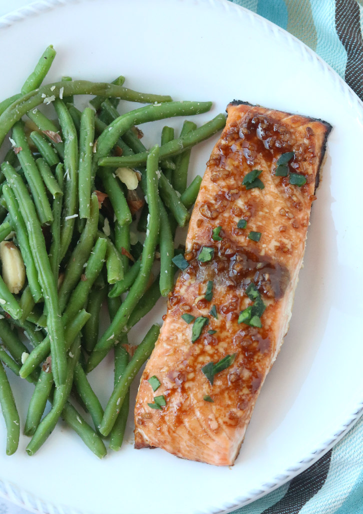 Easy Oven Baked Honey Mustard Honey Salmon - Chocolate Slopes®