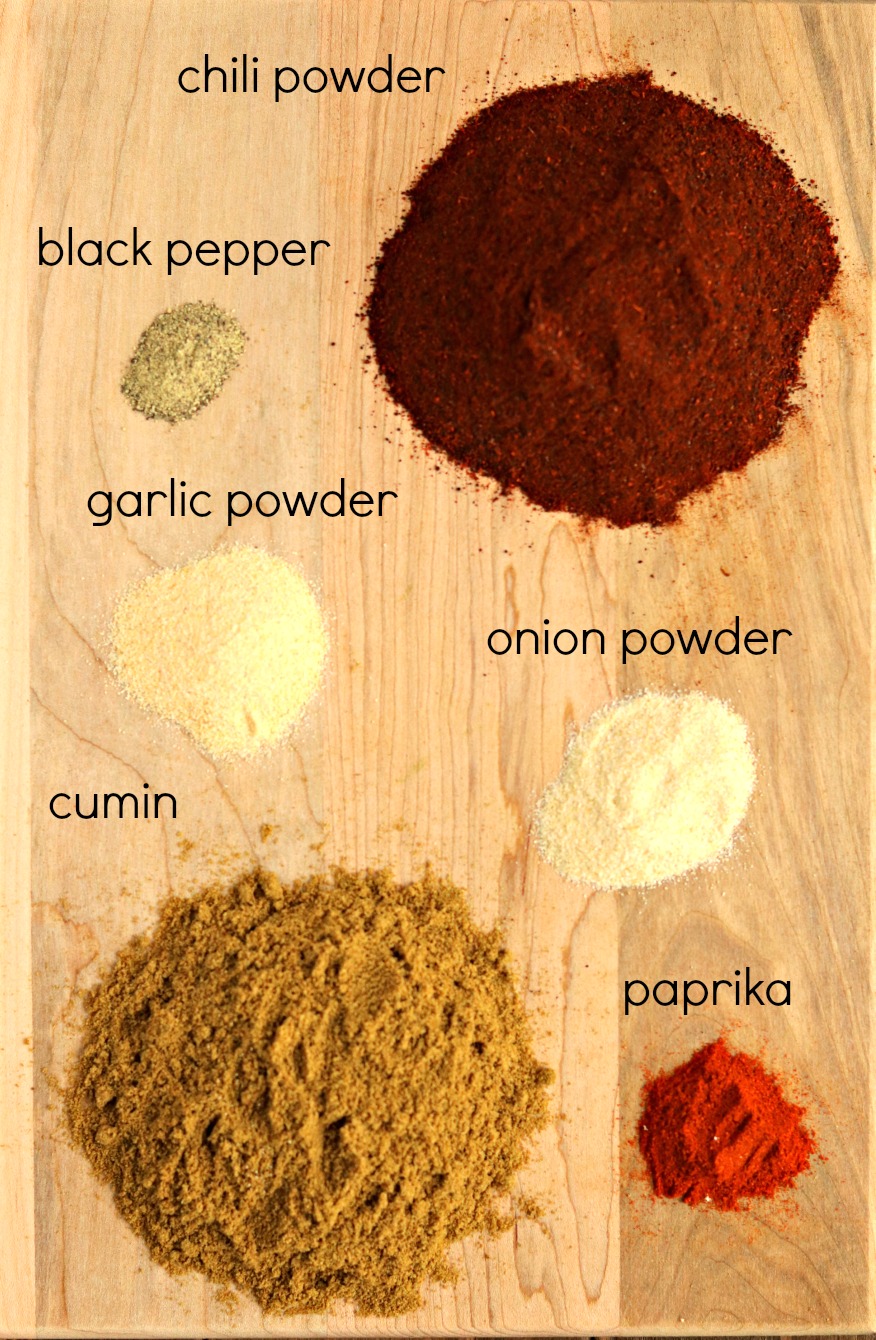6 Ingredient Homemade Taco Seasoning no Salt Added 